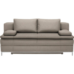 BOXSPRINGBANK, wit textiel
