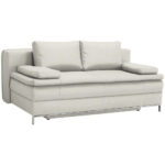 BOXSPRINGBANK, crèmekleurig textiel thumbnail 2