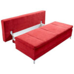BOXSPRINGBANK, crèmekleurig textiel thumbnail 4