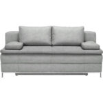 BOXSPRINGBANK, lichtgrijs textiel thumbnail 1