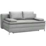 BOXSPRINGBANK, lichtgrijs textiel thumbnail 4