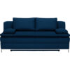 BOXSPRINGBANK, donkerblauw textiel