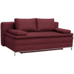 BOXSPRINGBANK, wijnrood textiel thumbnail 4