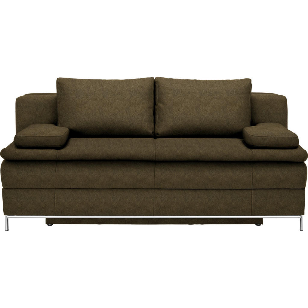 BOXSPRINGBANK, groen textiel