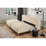BOXSPRINGBANK, wit textiel thumbnail 5