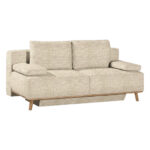 BOXSPRINGBANK, wit textiel thumbnail 7