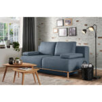 BOXSPRINGBANK, blauw, grijs textiel thumbnail 3
