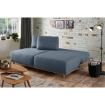 BOXSPRINGBANK, blauw, grijs textiel thumbnail 6