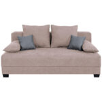 BOXSPRINGBANK, roze textiel, houten materiaal thumbnail 1