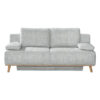 BOXSPRINGBANK, grijs textiel