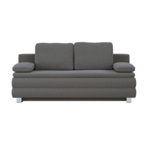BOXSPRINGBANK, grafietkleurig textiel