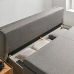 BOXSPRINGBANK, grafietkleurig textiel thumbnail 6