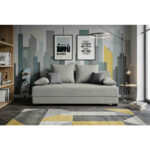 BOXSPRINGBANK, zilverkleurig houtmateriaal, textiel thumbnail 2