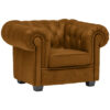CHESTERFIELD FAMSTOEL, kleur kariya textiel