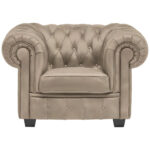 CHESTERFIELD FAMSTOEL, wit textiel thumbnail 5