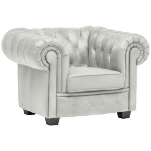 CHESTERFIELD FAMSTOEL, textiel in natuurlijke kleur