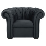 CHESTERFIELD ARMSTOEL, antraciet textiel thumbnail 2