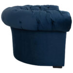 CHESTERFIELD FOTELJ,  temno modra tekstil thumbnail 5