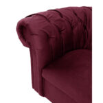CHESTERFIELD FAMSTOEL, rood textiel thumbnail 3