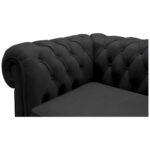 CHESTERFIELD BANK, zwart textiel thumbnail 5