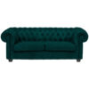 CHESTERFIELD BANK, bosgroen textiel