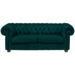 CHESTERFIELD BANK, bosgroen textiel thumbnail 1