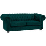 CHESTERFIELD BANK, bosgroen textiel thumbnail 4