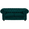 CHESTERFIELD BANK, bosgroen textiel