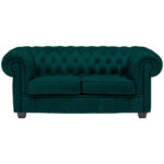 CHESTERFIELD BANK, bosgroen textiel thumbnail 1
