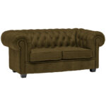 CHESTERFIELD BANK, kaki textiel thumbnail 4