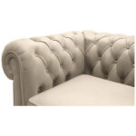 CHESTERFIELD BANK, crèmekleurig textiel thumbnail 5