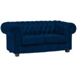 CHESTERFIELD BANK, blauw textiel thumbnail 4