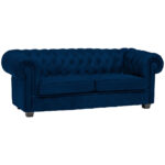 CHESTERFIELD BANK, blauw textiel thumbnail 5