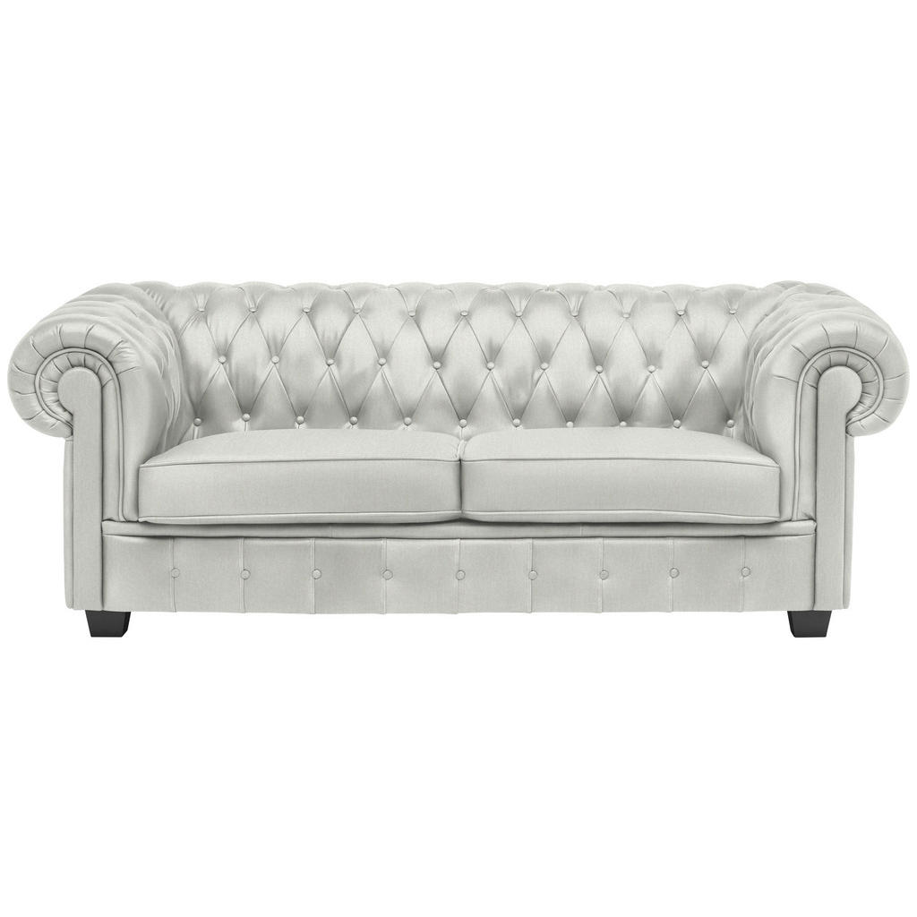 CHESTERFIELD BANK, textiel in natuurlijke kleur