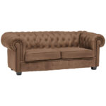 CHESTERFIELD BANK, bruin textiel thumbnail 5