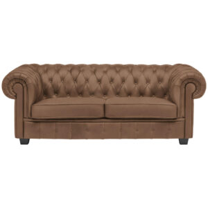 CHESTERFIELD BANK, bruin textiel