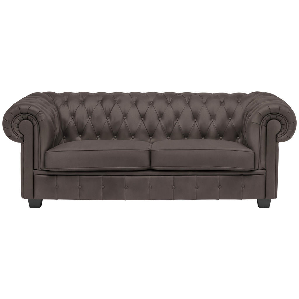 CHESTERFIELD BANK, grijs textiel