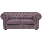 CHESTERFIELD BANK, grijspaars textiel thumbnail 1