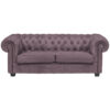 CHESTERFIELD BANK, grijspaars textiel