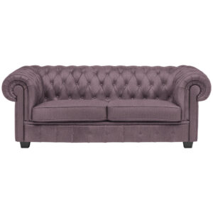 CHESTERFIELD BANK, grijspaars textiel