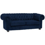 CHESTERFIELD BANK, donkerblauw textiel thumbnail 4