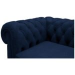 CHESTERFIELD BANK, donkerblauw textiel thumbnail 5