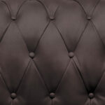 CHESTERFIELD BANK, donkerbruin textiel thumbnail 5
