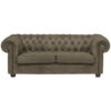 CHESTERFIELD BANK, vuilbruin textiel