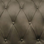 CHESTERFIELD BANK, vuilbruin textiel thumbnail 5