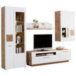 DNEVNI REGAL, bela, barve hrasta thumbnail 6