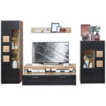 DAILY SHELF, zwart, eikenkleur thumbnail 1