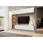 LIVING RACK, sonoma eiken, wit, hoogglans thumbnail 2