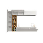 LIVING RACK, sonoma eiken, wit, hoogglans thumbnail 4