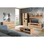 DAILY SHELF, grafietkleuren, ambachtelijk eiken thumbnail 2